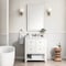 James Martin Vanities Breckenridge 30in Single Vanity, Bright White w/ 3 CM White Zeus Top 330-V30-BW-3WZ - alternate 5